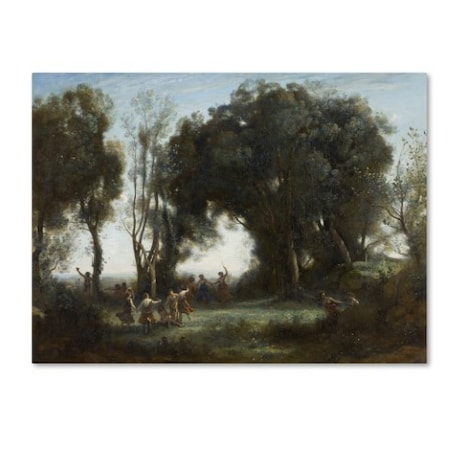 Camille Corot 'The Dance Of The Nymphs' Canvas Art,18x24
